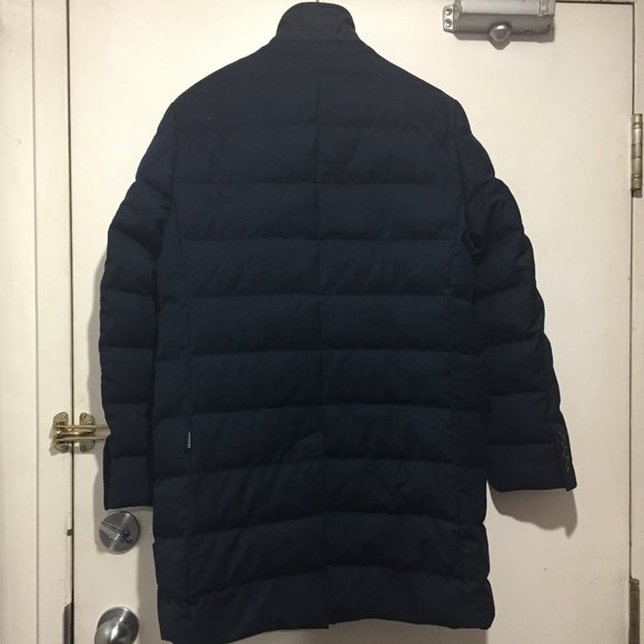 PESPOW LONG PUFFER BOSTON COATS SIZE M - Picture 3 of 8